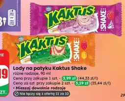 Dino Lody na patyku Kaktus Shake Nestlé oferta