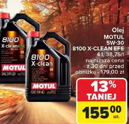 Carrefour Olej MOTUL 5W-30 8100 X-CLEAN EFE oferta