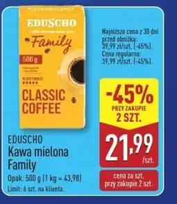 ALDI Kawa mielona Eduscho Family Classic Coffee Tchibo oferta