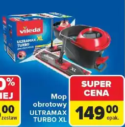 Carrefour Mop obrotowy ULTRAMAX TURBO XL VILEDA oferta
