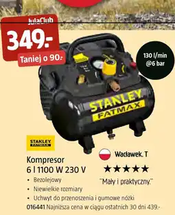 Jula Kompresor bezolejowy Stanley oferta