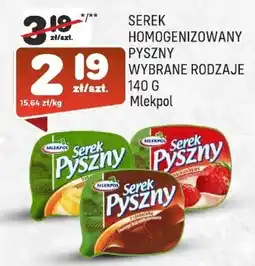 Społem Serek homogenizowany Mlekpol oferta
