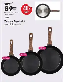 Biedronka Zestaw patelni Smile oferta