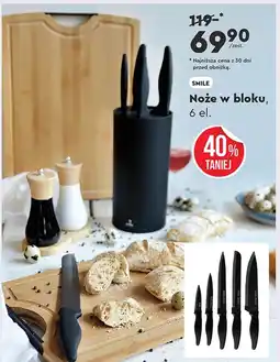 Biedronka Zestaw noży Smile oferta