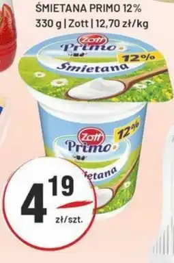 Sedal Śmietana primo 12% zott oferta