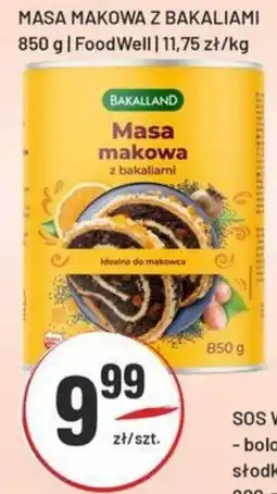 Sedal Masa makowa z bakaliami food well oferta