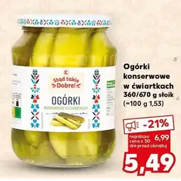Kaufland Ogórki konserwowe K-Stąd takie Dobre! oferta