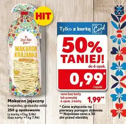 Kaufland Makaron jajeczny krajanka K-Stąd takie Dobre! oferta