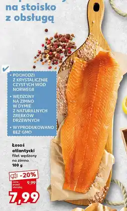 Kaufland Ryba łosoś atlantycki filet wędzony na zimno Kaufland oferta