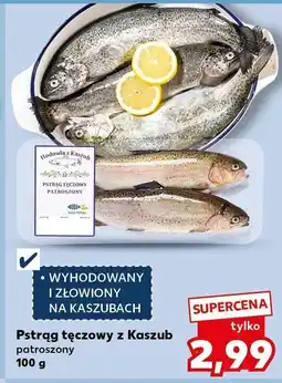 Kaufland Ryba pstrąg tęczowy z Kaszub patroszony Kaufland oferta