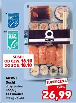 Kaufland Sushi Mowi duży zestaw oferta