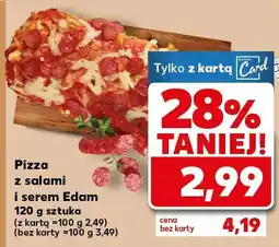 Kaufland Pizza z salami i serem Edam Kaufland oferta