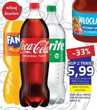 Hildebrandt Coca cola, fanta, sprite coca cola zero oferta
