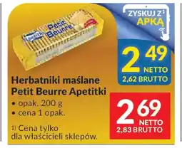 Makro Herbatniki maślane Petit Beurre Apetitki oferta