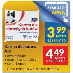 Makro Karma dla kotów Aro oferta