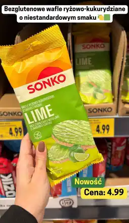 Kaufland Wafle ryżowo-kukurydziane Sonko Lime o smaku limonki oferta