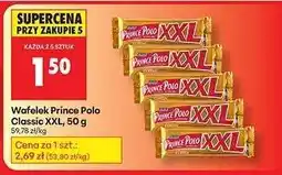 Biedronka Wafelek Prince Polo Classic XXL, 50 g oferta