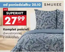 Biedronka Komplet pościeli dwustronnej z mikrofazy oferta