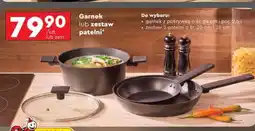 Biedronka Garnek lub zestaw patelni oferta