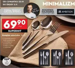 Biedronka Komplet sztućców, 24 el oferta