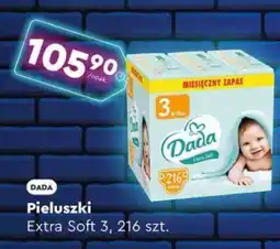 Biedronka Pieluszki Extra Soft 3, 216 szt oferta