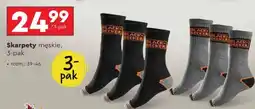 Biedronka Skarpety męskie, 3-pak oferta