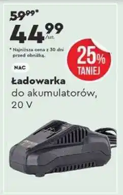 Biedronka Ładowarka do akumulatorów 20 V oferta