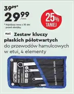 Biedronka Zestaw kluczy płaskich półotwartych oferta