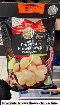 Biedronka Prażynki krewetkowe Asia Flavours Chilli & Lime oferta