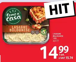 Selgros Lasagne bolognese Come a casa oferta