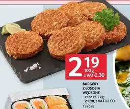 Selgros Burgery z łososia wędzone Selgros oferta