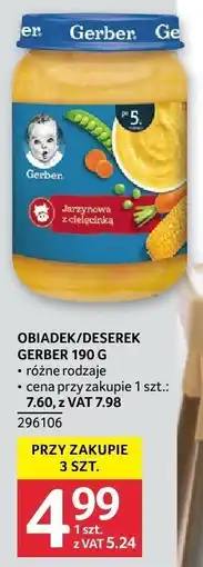 Selgros Obiadek/deserek Gerber oferta