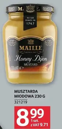 Selgros Musztarda miodowa Maille oferta