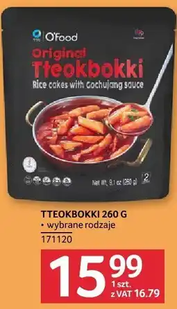 Selgros Danie gotowe Tteokbokki O'Food oferta
