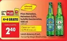 Biedronka Piwo Heineken 0.0% oferta