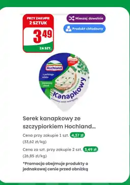 Dino Serek kanapkowy ze szczypiorkiem Hochland oferta