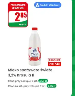 Dino Mleko świeże 3,2% 1l Krasula oferta