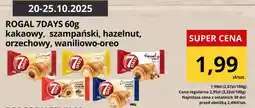 Supeco Rogal 7days 60g waniliowo-oreo oferta