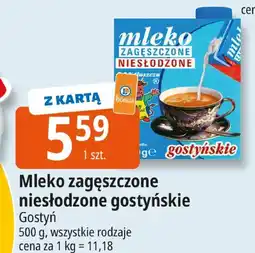 E.Leclerc Mleko zagęszczone niesłodzone Gostyń oferta