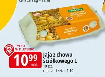 E.Leclerc Jajka z chowu ściółkowego L Leclerc oferta