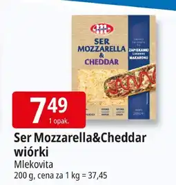 E.Leclerc Ser Mozzarella&Cheddar wiórki Mlekovita oferta