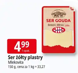 E.Leclerc Ser żółty plastry Mlekovita oferta