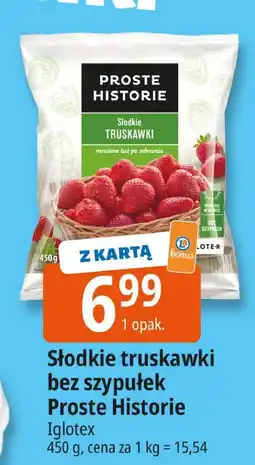 E.Leclerc Truskawki mrożone Słodkie truskawki bez szypułek Proste Historie oferta
