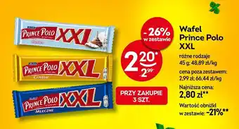 Wafel Prince Polo XXL różne rodzaje