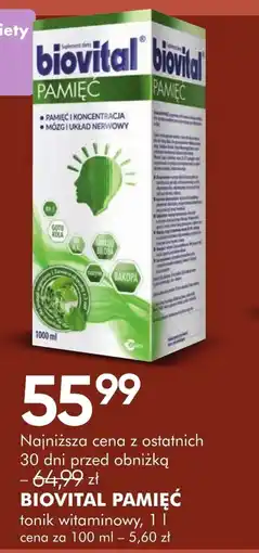 SuperPharm Napój witaminowy Biovital oferta