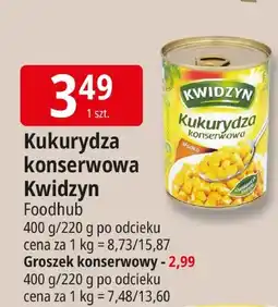 E.Leclerc Kukurydza konserwowa Kwidzyn Foodhub oferta