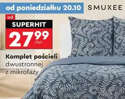 Biedronka Komplet pościeli Smukee oferta