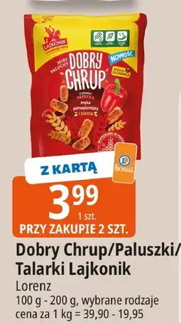 E.Leclerc Przekąski Dobry Chrup/Paluszki/Talarki Lajkonik Lorenz oferta