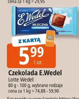 E.Leclerc Czekolada E.Wedel Lotte Wedel oferta