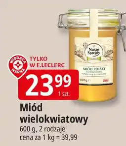 E.Leclerc Miód wielokwiatowy Leclerc oferta